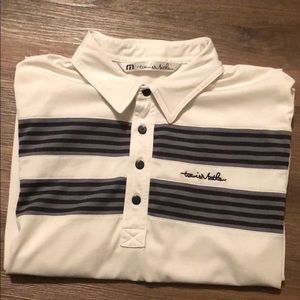 Travis Mathew White Polo Shirt